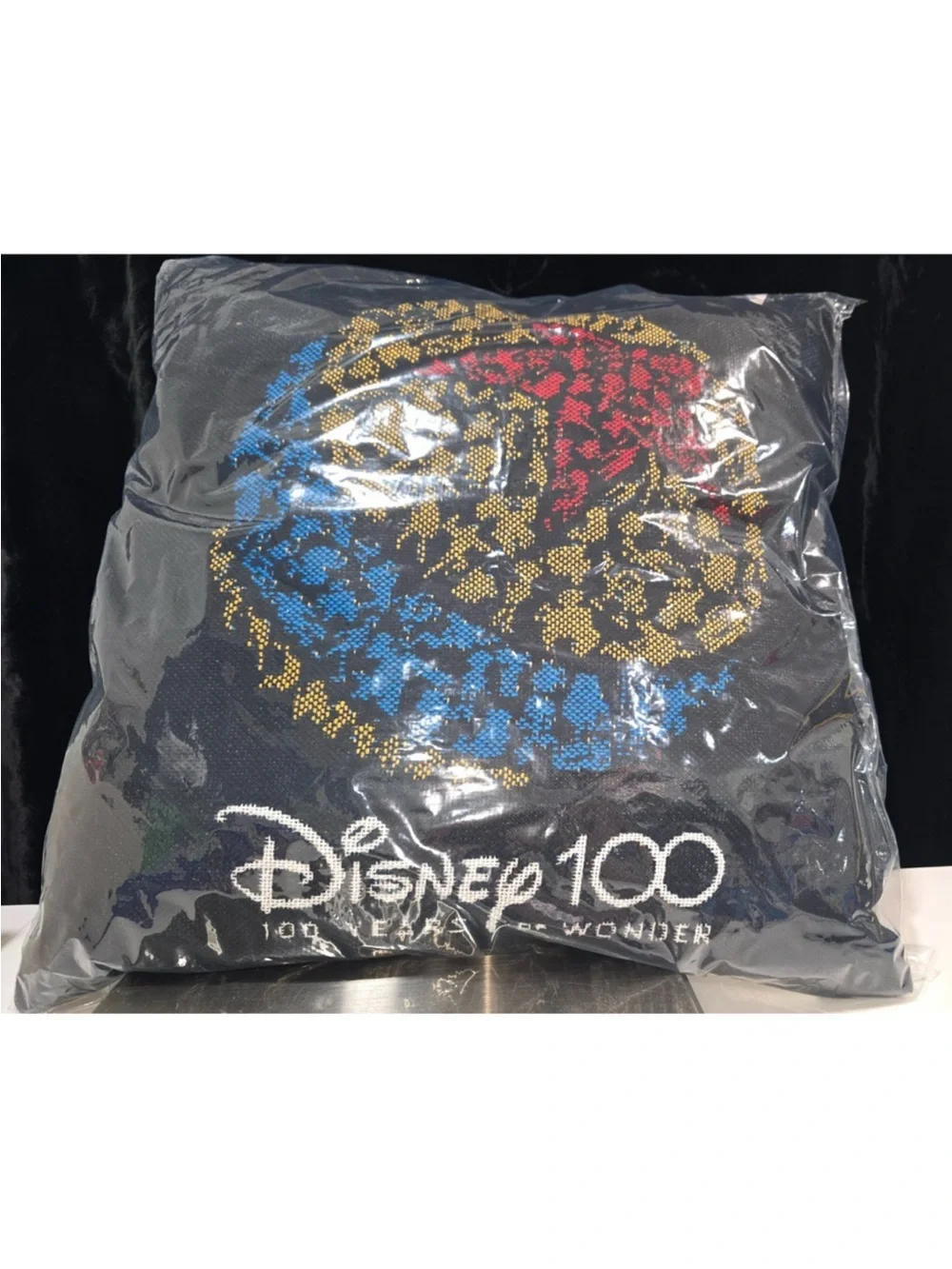 Disney 100 Years of Wonder Pixar Ball Black Pillow “20x20” QVC Exclusive Sealed